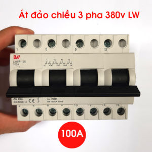 Át đảo chiều 3 pha 4 dây 380V 100A LW -CB đảo chiều