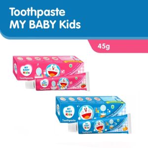 MY BABY Kids Tooth Paste 45gr Strawberry Orange | Pasta Gigi Baby | Odol Bayi