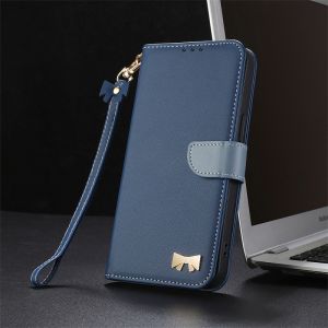 Leather Flip Wallet Case For Samsung Galaxy S25 Ultra S24 S23 FE S22 Plus A16 A26 A36 A56 5G A35 A55 A54 Cards Slot Holder Cover