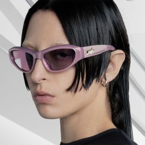 XINSU38 Korean Style Star Decorate Sunglasses PC Y2K Cat Eye Sun Glasses Fashion Anti-UV Lady