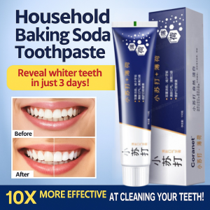 【7 Days To Remove Tartar】Mint Baking Soda Toothpaste Long-Lasting Fresh Breath Remove Yellow Stains Antibacterial Whitening Toothpaste