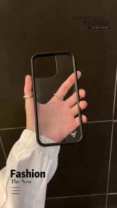 Wildflower Transparent Anti-Fall Phone Case for iPhone 17 Pro 12 13 14 15 16 Pro Max Plus 16 plus Clear Back Protect Cover Cases