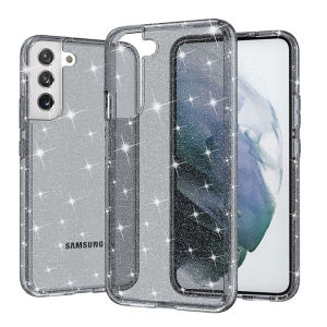Crashstar vỏ điện thoại thời trang cứng trong suốt lấp lánh trong suốt cho Samsung Galaxy S25 S24 S23 S22 Ultra S21 Plus + S21 FE A54 A34 A14 A53 A33 A13 5g a03s a02s A16 A06 A55 A35 A15 Vỏ ốp điện thoại chống sốc