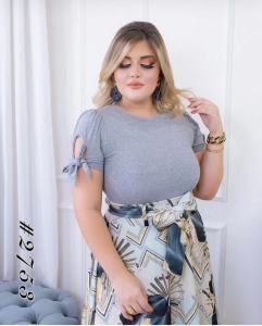 FANNYFASHION 2753 KOREAN FASHION FLORAL DRESS PLUS SIZE FOR WOMEN FIT TO XL