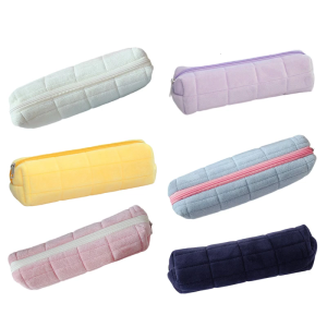 กระเป๋าอุปกรณ์การเขียนพรีเมี่ยมช่องกว้างขวางสัมผัสสบายสำหรับใช้ในทุกวัน