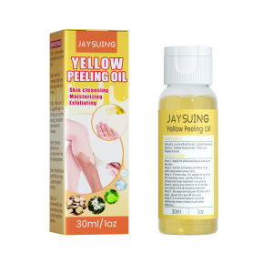 Jaysuing Yellow Peeling Oil Whitening Bleaching Moisturizing Yellow Peeling Oil For Whole Body Effect Remove Dark Skin Brightening Whiten Body Treatment Peeling Oil Lighten Elbows Knees Hands Underarm Melanin Even Bright Skin Body Peeling Oil 30ml