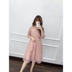 Dress marisa Brukat cantik Mini dress untuk berpesta
