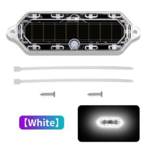 Solar Motorcycle warning light motorcycle LED tail light motorcycle accessories LED light motorcycle strobe light LED flash light motorcycle headlight mini driving light waterproof night warning light emergency light anti-collision flash light