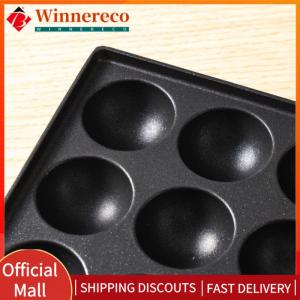 【winnereco】Takoyaki Baking Pan Nonstick Octopus Meatball Plate Multi Purpose Takoyaki Maker Meatball Sheet Pan Cooking Baking Tools