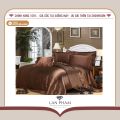 TRỌN BỘ CHĂN GA GỐI PHI LỤA ĐỦ MÀU LAN BEDDING HÀNG LOẠI 1 MÁT, MỀM MẠI. 