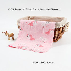 Baby bamboo swaddle blanket premium 100% bamboo fiber