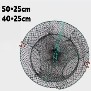 Crab Trap Net Portable Foldable Crab Trap Cage Not Easy To Rust Sturdy Fish Cage Crab Fishing Net