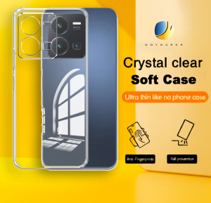 Vivo Y19S Y19 Y18 Y17S Y17 Y15 Y12S Y12 Y11 2.0mm Premium Clear Case Soft Silicone TPU Anti-Shock Anti-Yellowing Shockproof High Quality Transparent Protection Cover