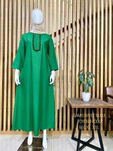 Gamis wanita batu payet busui terbaru brand kamari katun toyobo fodu premium / Gamis wanita busui jumbo terbaru