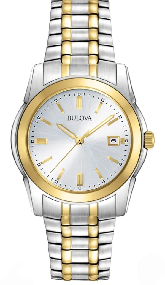 Two tone hotsell bulova watch men's