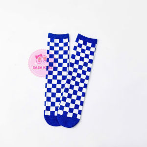 Tất Nhảy Cho Bé Tất Cổ Cao Cột Dây Tất Trắng Đen 3 Cọc Vớ Nhảy Cho Bé Tất Thời Trang VG02