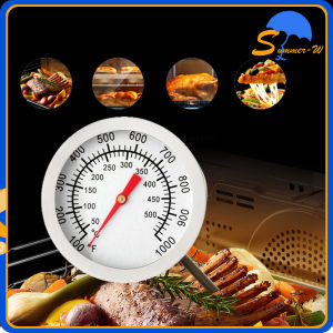 Stainless Oven Thermometer Food Meat Temperature Dial Food Meat Temperature Gauge 50-500 Centigrade Degrees