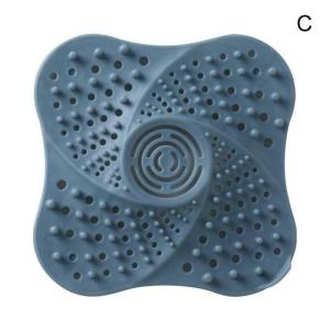 Silicone Anti-blocking Hair Catcher Stopper Plug Trap Bathroom Shower Floor Drain Covers Sink Strainer Filter Kitchen Accessory