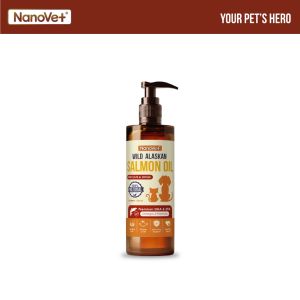 Ready stock 🇲 🇾 Nanovet ® Wild Alaskan Salmon Oil For Cats and Dogs