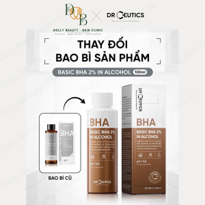 Dung dịch hỗ trợ giảm thâm ngừa mụn BASIC BHA 2% IN ALCOHOL Của DrCeutics