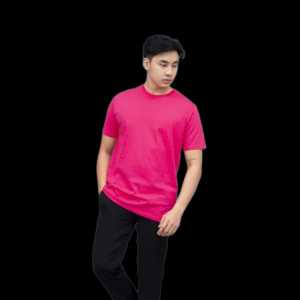 KAOS OBLONG POLOS LENGAN PENDEK COTTON COMBED 30S - CREAM