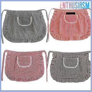 【Enthusiasm】🌟🌟【Hot Sale】🎈 ผ้ากันเปื้อนทรงสี่เหลี่ยมผ้ากันเปื้อนครึ่งเอววัสดุผ้าฝ้ายกันคราบระบายอากาศได้ดีเสื้อผ้าทำงานทำอาหารที่บ้านอุปกรณ์ในครัว