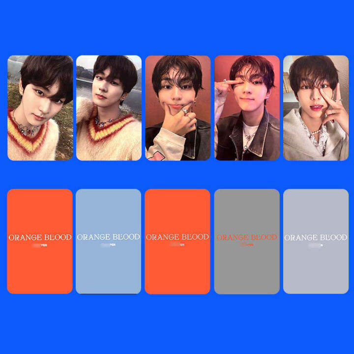 Enhypen Album Orange Blood Solo PhotoCards Heeseung Jake Sunghoon Sunoo ...