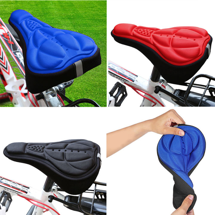 Bike Seat Cover- Extra Soft Bike Saddle Cushion Cover Memory Foam - Main Image