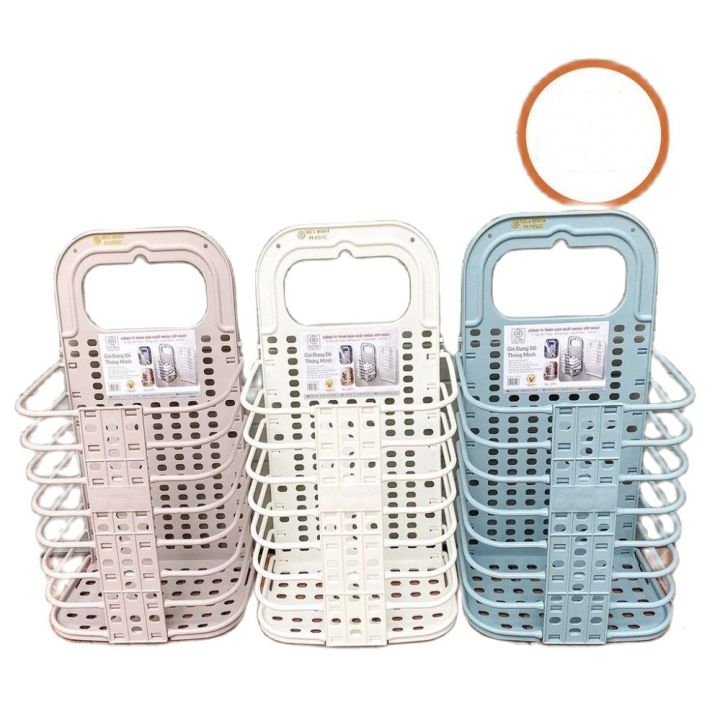 Giỏ treo quần áo gấp gọn-Giỏ nhựa đựng quần áo treo tường gấp gọn tiện ...