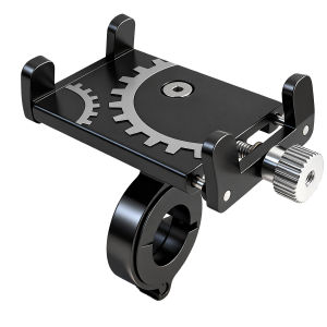 Universal Motorcycle Phone Holder 90° Rotation Mobile Cell Aluminum Alloy Riding Stand Bracket Bicycle Antislip Clip Holder