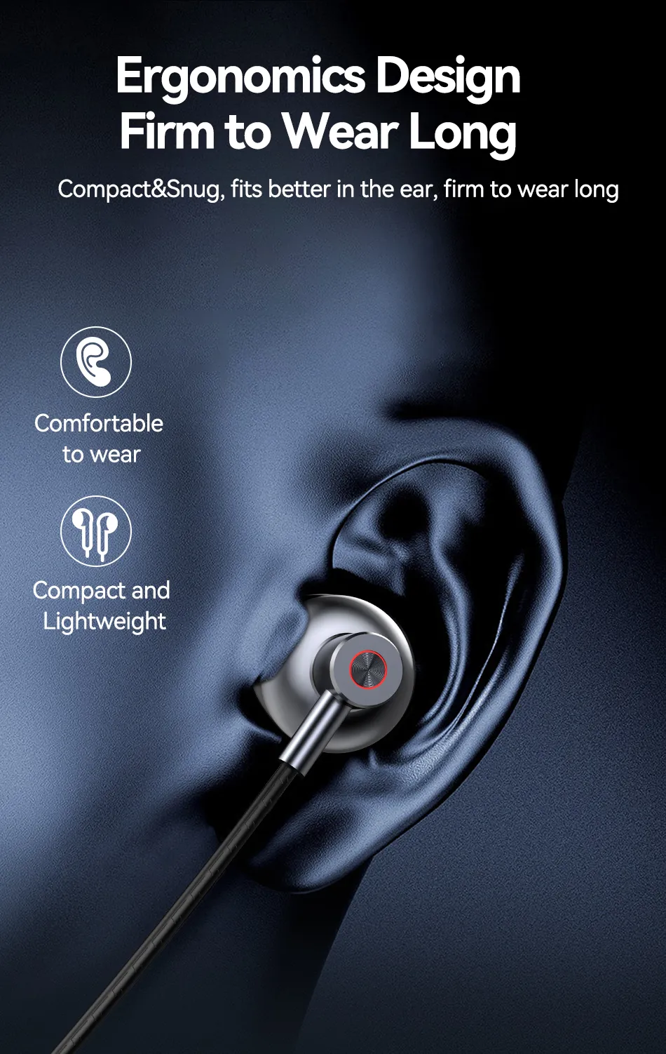 Rocoren Écouteurs Hi-Fi Puissants avec Micro – Jack 3.5mm Universel pour Téléphones Android