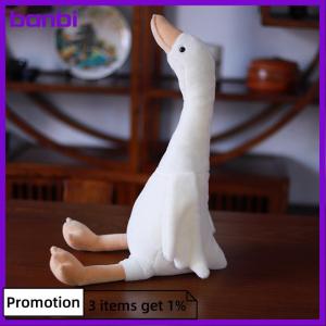 banbi ตุ๊กตายัดไส้ห่านคอยาวตุ๊กตานุ่มน่ารักของเล่นรูปสัตว์ผ้ากำมะหยี่สำหรับเด็กทารกของขวัญวันเกิด