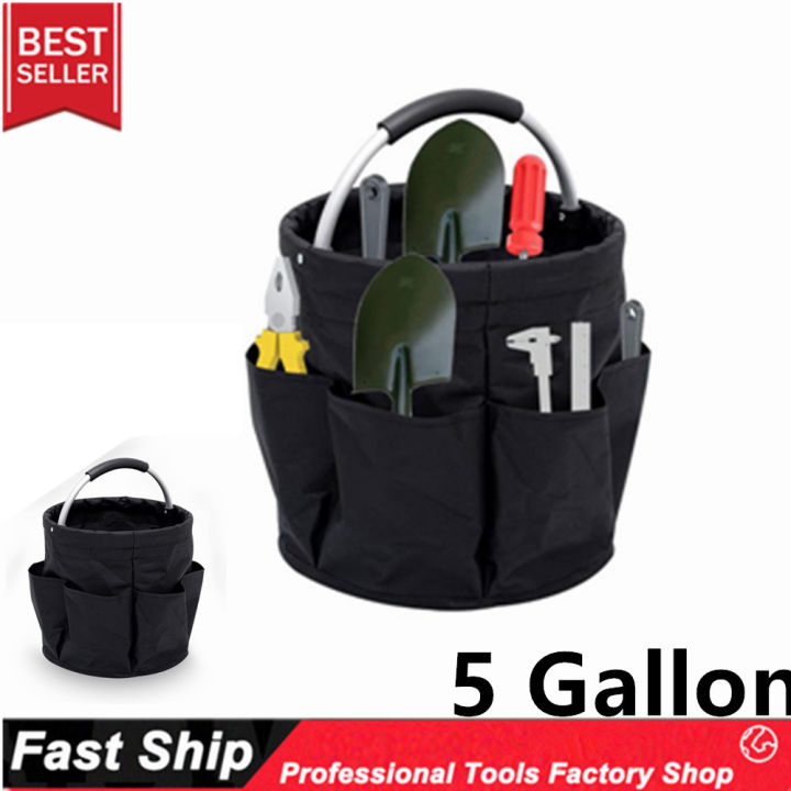 Tool Bag, Bucket Tool Organizer Bag 5 Gallon, Power Mechanic Small Tool ...