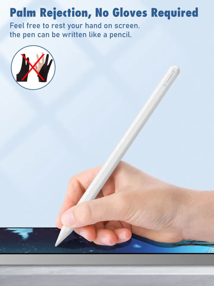 Palm Rejection Apple Pencil Glove GOOJODOQ GD12 Stylus Pen For