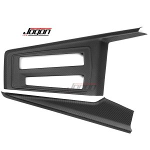 Cornerr For Volkswagen-VW Golf 8 MK8 CD1 2021-2024 Real Carbon Car Interior Center Console Gear Shift Panel Protection Cover Trim 2Z5B1