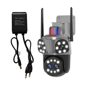 XIHANCAM 8MP CCTV Zoom 10x Empat Lens IP Kamera Wifi Outdoor Waterproof 4K CCTV Wifi HP Jarak Jauh