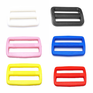 10Pcs Plastic Tri-Glide Slide Buckle Adjustable Webbing Triglides Sliplock Slider Buttons for Belt Backpack Bags Parts