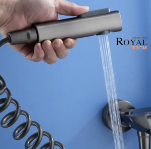 [ROYAL ROOM] Bộ sen cây 6540 4 nút thiết kế phím đàn Piano Xám 4 trong 1 đứng Nóng Lạnh sen mạ nano cao cấp sang trọng hiện đạiSen Tắm Tăng Áp Cao Tiết Kiệm Nước Với Bộ Vòi Xịt Vệ Sinh