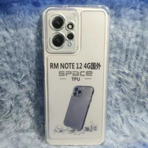 Softcase Casing Xiaomi REDMI NOTE 12 4G Selikon Case Silikon Clear Bening Transparan Pelindung Belakang HP + Camera Space