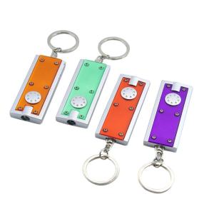4Pcs Small Bright Mini Flashlight Torches Keyring Flashlight Light Keychain LED Lights Keychains Flashlight for Outdoor