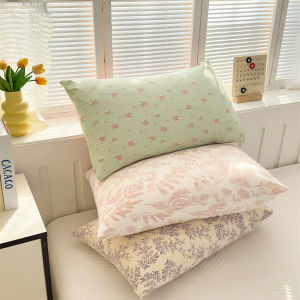 【discount store】1pc Floral Flower Printed Pillowcase Cover 48x74cm INS Style Pillow Cover Skin-friendly Pillow Sham