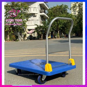 Hình Ảnh Thật Xe Đẩy Hàng Cao Cấp Trọng Tải 200Kg Và 400Kg Di Chuyển Êm Du
