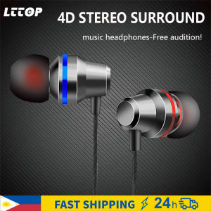3.5mm Metal Earphones HiFi Bass Headphones Sport Waterproof X6 Headset In-Ear Wired Headset With Microphone