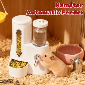 Pet Feeder Water Dispenser Rabbit Hamster No Spill Large Capacity Cage Mounted Small Animal
