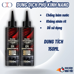 Dung Dịch Phủ Kính Nano Ô Tô Chống Bám Nước Mưa An Toàn Khi Lái Xe Dùng Cho Kính Ô Tô Gương Cửa Kính Tiện Dụng