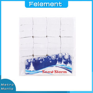 12pcs/Set White Snowflakes Paper Magician Performance Paper Flying Snow All Over The Sky