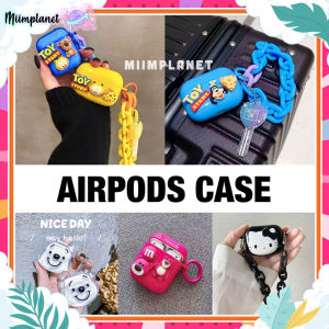 `เคสแอร์พอด Case AirPods 1 2 Pro สำหรับฟิลเลอร์ กระแทก AirPods 1 2 Pro และสายโซ่ เคสกันกระแทก AirPod`