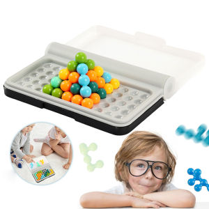 FUNTOy 3D Puzzle Mainan Asah Otak Iq Rainbow Ball Match Board Game Intelligent Brain Game Game Anak