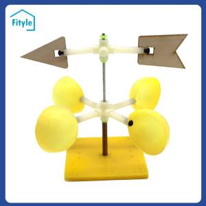 Fityle Weather Vane Kit Educational Toy Wind Indicator for Developmental Skills