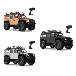 4WD Model Crawler Remote Control Truck 1/16 Scale OffRoad Play Vehicle with LED Roof Light Adult Outdoor Competitive Toy